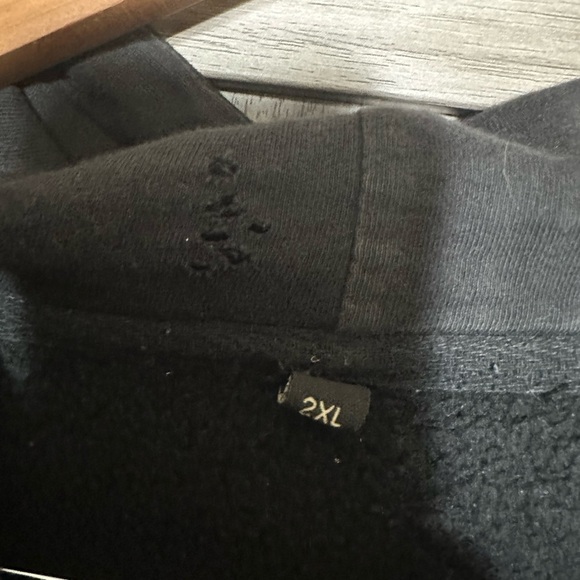 Christian Audigier Hoodie Jacket XXL Black Gold Tiger Cotton Chains Made in USA - Picture 3 of 5